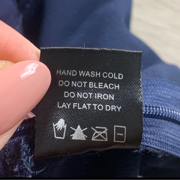 Adelyn Rae Navy Skort Romper - Picture 8 of 11